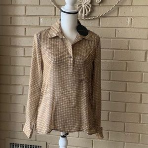 Harlowe  & Graham  Blouse100% polyester NWOT